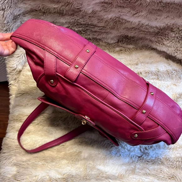 Hayden Harnett Raspberry Dome Satchel - Picture 5 of 9